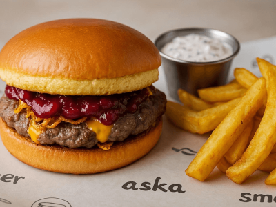 Kızılcık Smash Burger | 365,00